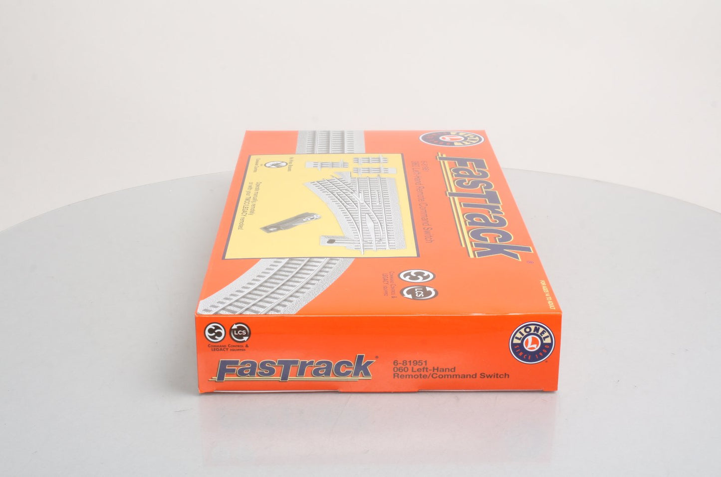 Lionel 6-81951 O O60 FastRack Remote Left Hand Switch Turnout LN/Box