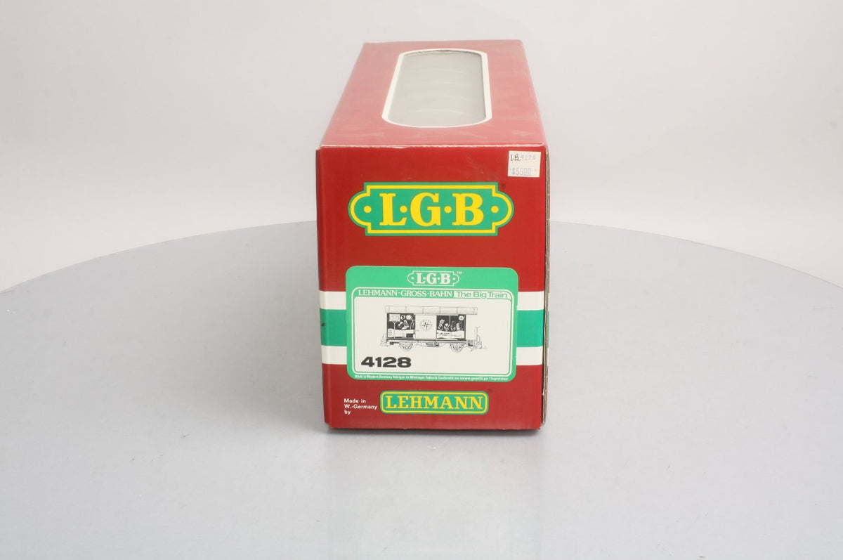 LGB 4128 G Scale R. Blank Graines End Car EX/Box