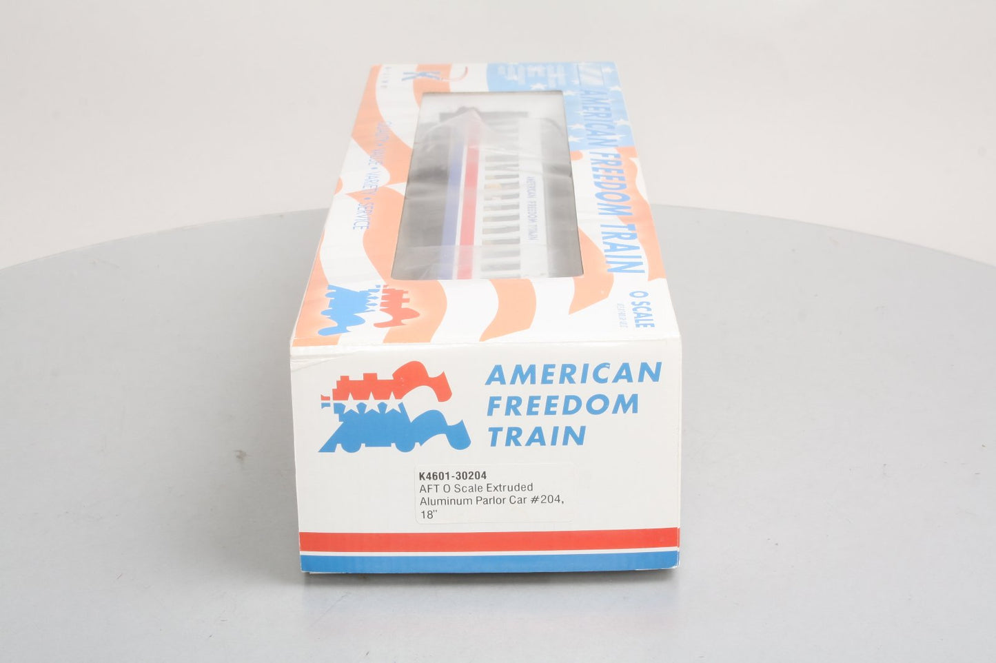 K-Line K4601-30204 American Freedom Train Extruded Aluminum Parlor Car #204 LN/Box
