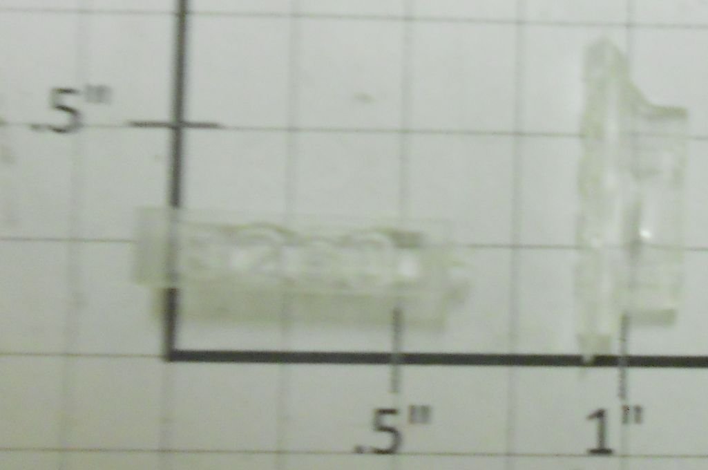 Lionel 8262-6/10 Clear Raised Marker Lens/Number Board Set (Pair of 2)