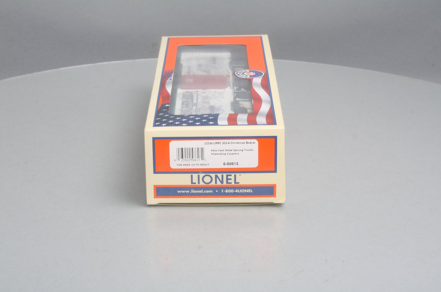 Lionel 6-58613 O Gauge LCCA/LRRC 2014 Christmas Boxcar LN/Box