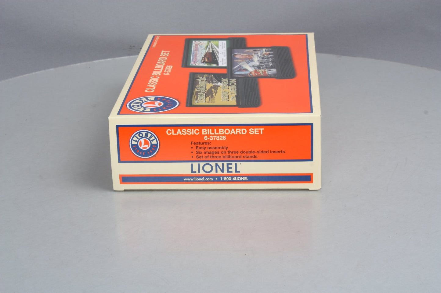 Lionel 6-37826 O Classic Travel Billboard (Set of 3) LN/Box
