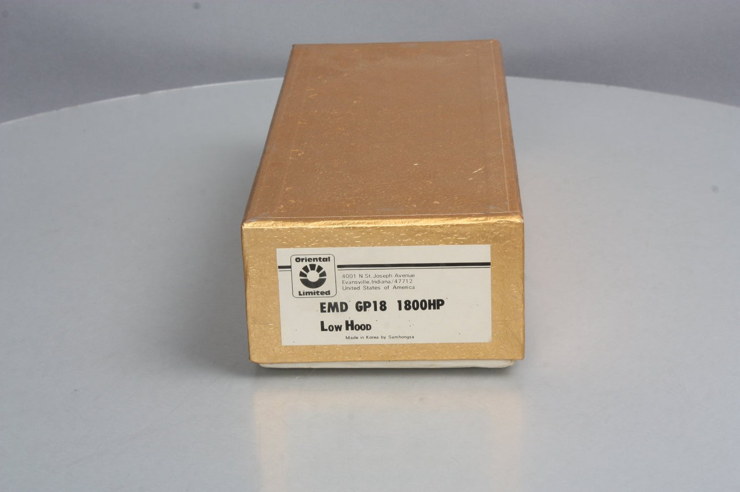 Oriental Limited HO Scale BRASS EMD GP18 1800HP Low Hood Diesel LN/Box