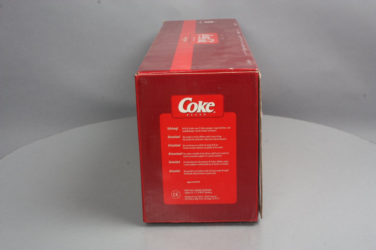 LGB 45730 G Scale Coke Bear Gondola - Metal Wheels LN/Box