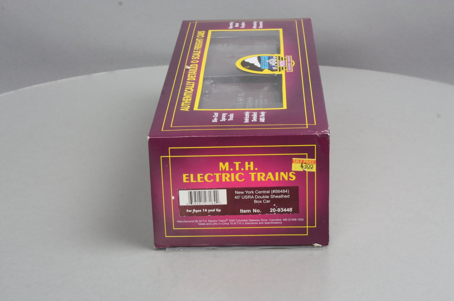 MTH 20-93446 O NYC 40' USRA Double Sheathed Boxcar #56484 LN/Box