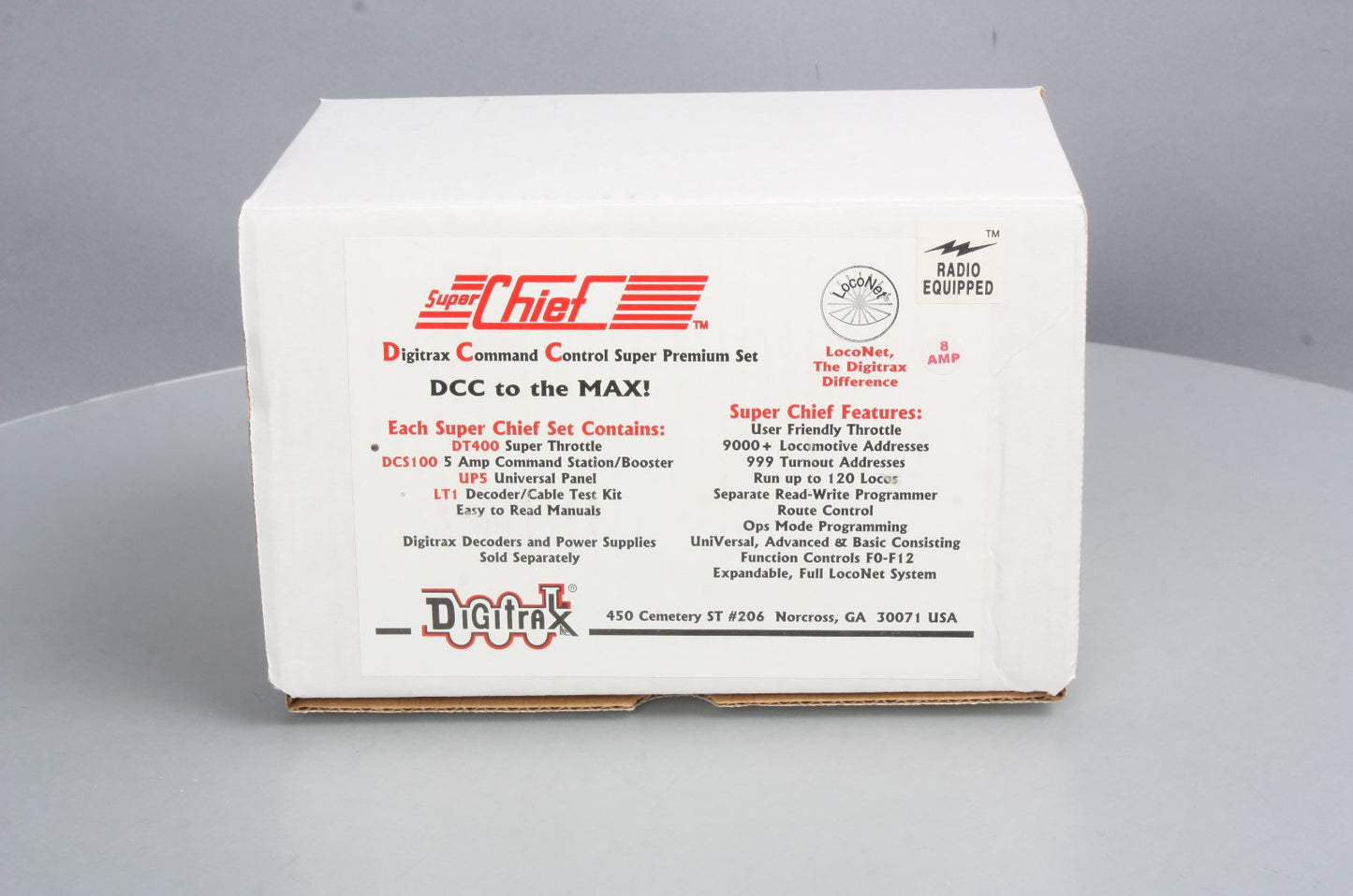Digitrax SCFRE8A Super Chief Xtra 8 Amp LN/Box