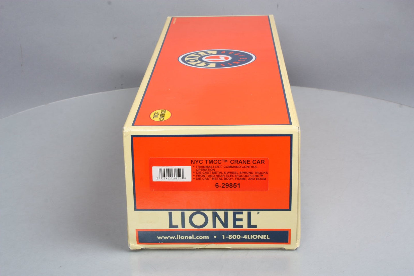 Lionel 6-29851 O New York Central Crane Car - TMCC Equipped LN/Box