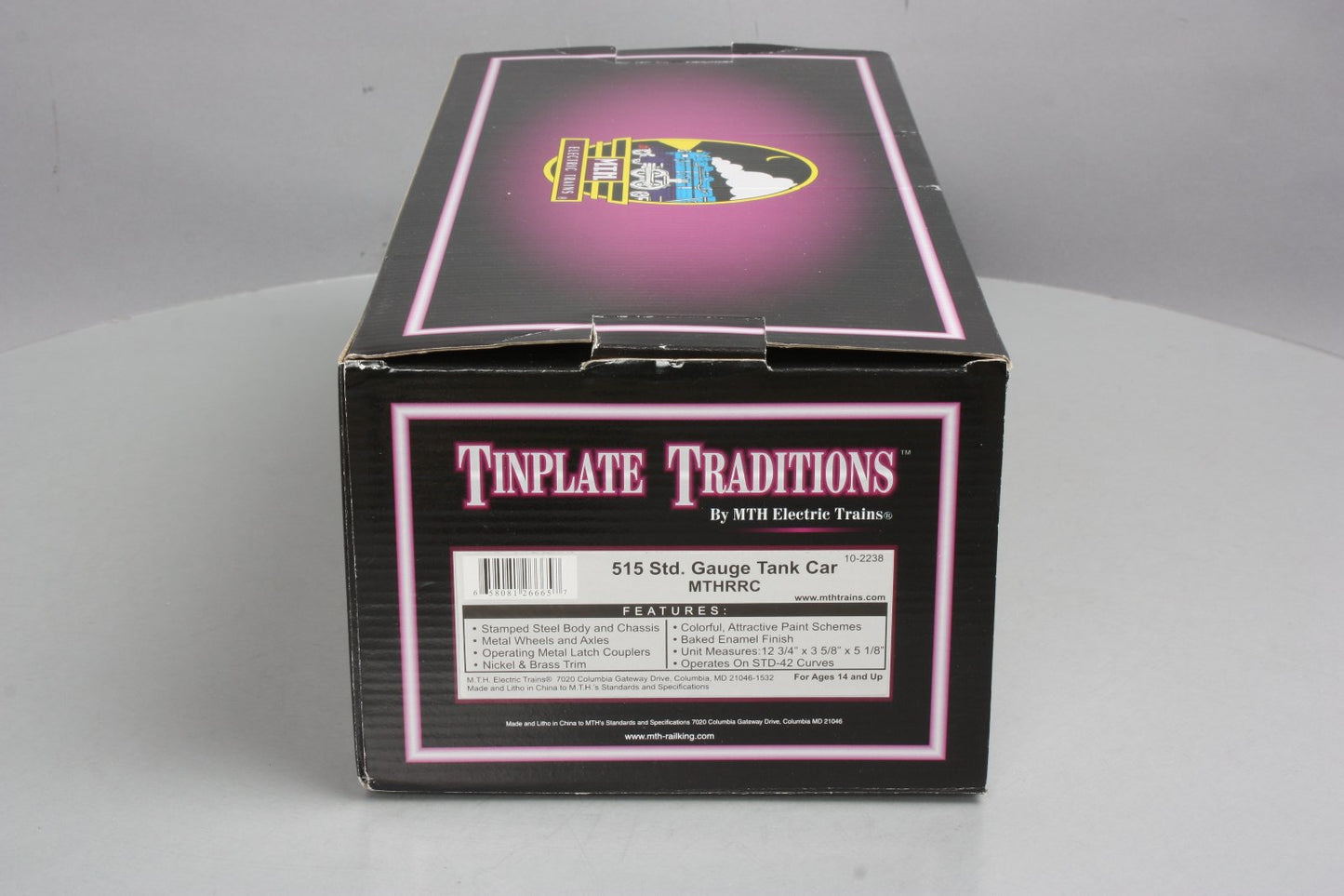 MTH 10-2238 Standard Gauge MTHRRC Tank Car #515 MT/Box