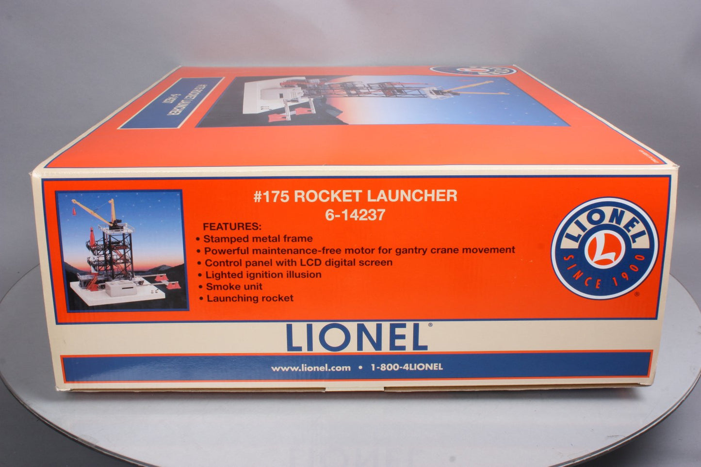 Lionel 6-14237 O Gauge 175 Operating Rocket Launcher LN/Box