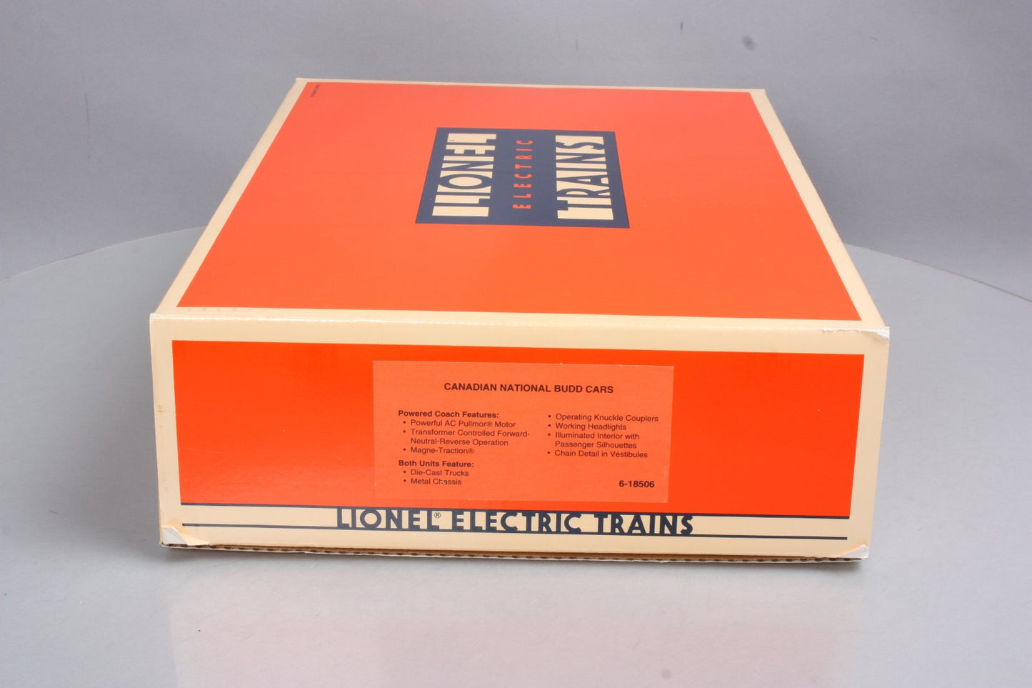 Lionel 6-18506 O Gauge Canadian National Budd Cars #D202, #D203 NIB