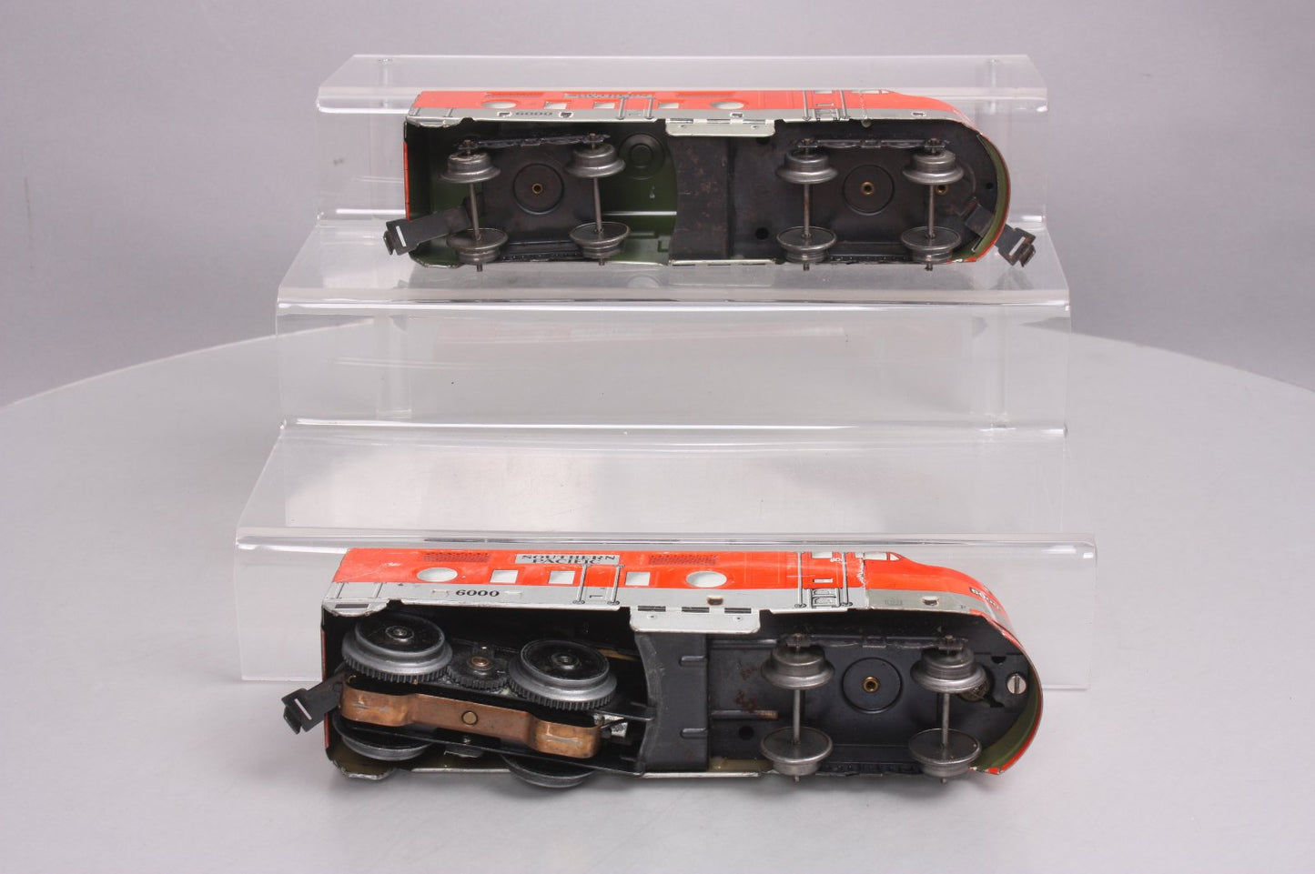 Marx 6000 Vintage O Southern Pacific Tinplate AA Diesel Locomotives