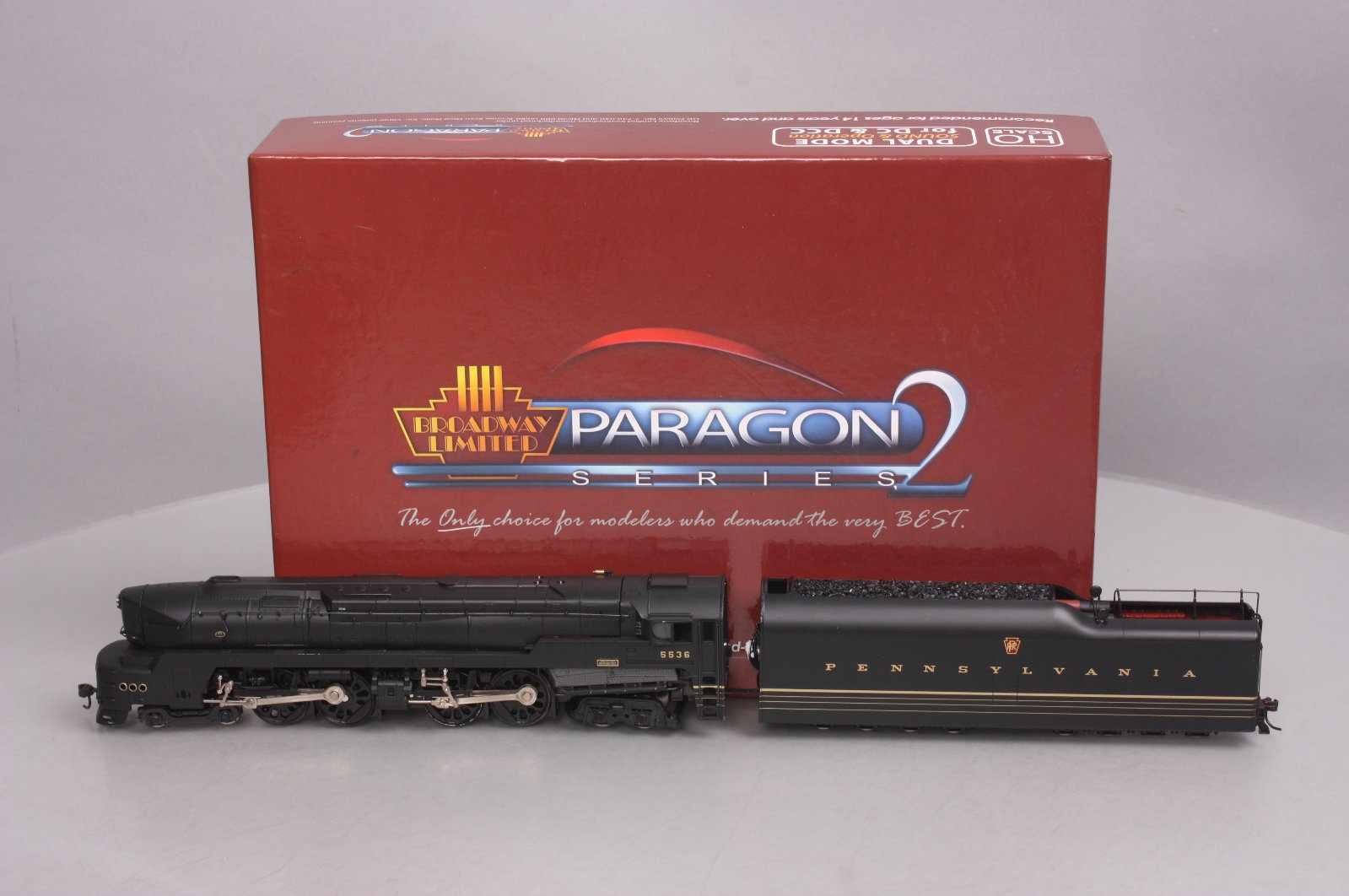 Broadway Limited 2474 HO PRR T1 4-4-4-4 #5536 w/ DC/DCC/Sound – Trainz