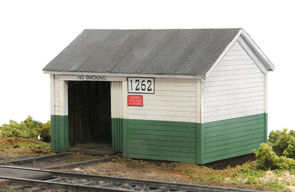 Banta Model Works 2017 HO UP Section Car Shed Wood Model Kit