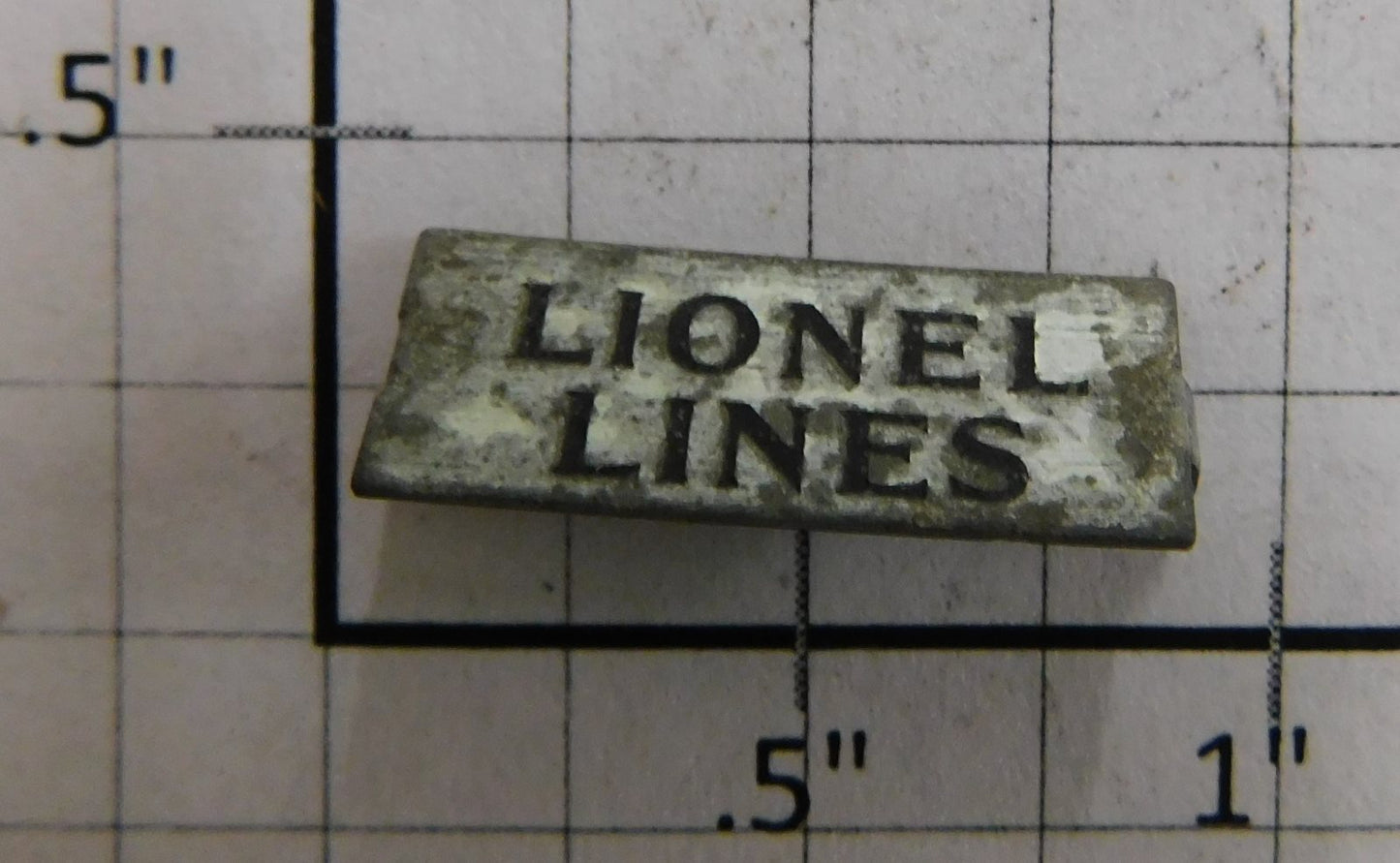 Lionel 815-4 Lionel Lines Nickel Nameplate