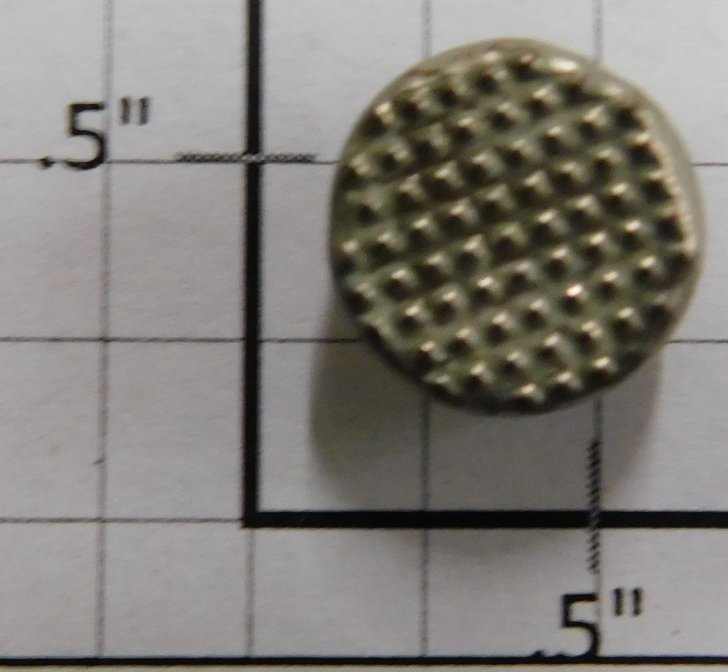 Lionel 1680-15N Small Nickel Crosshatch End Tank Car Dome