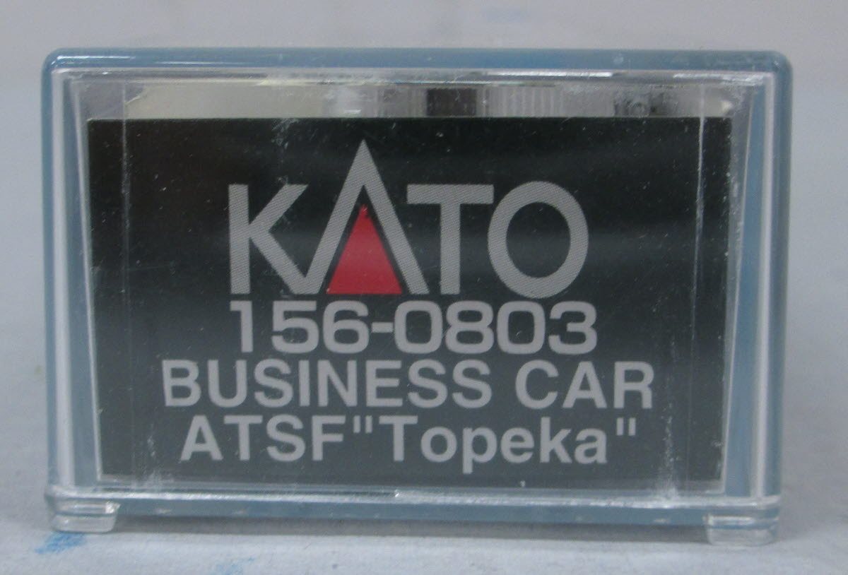 Kato 156-0803 N Scale ATSF "Topeka" Business Car LN/Box