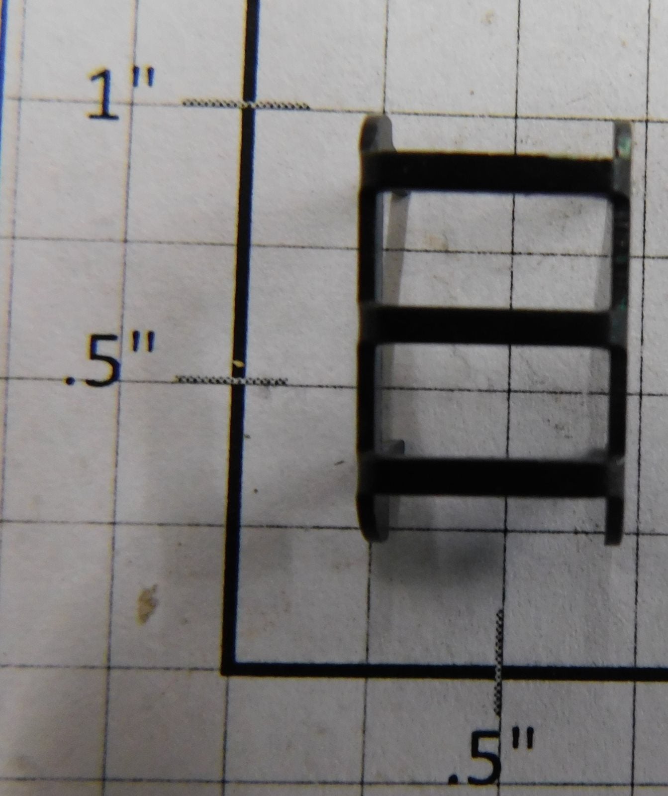 Lionel 8000X-165 Metal 3-Rung Side Ladder