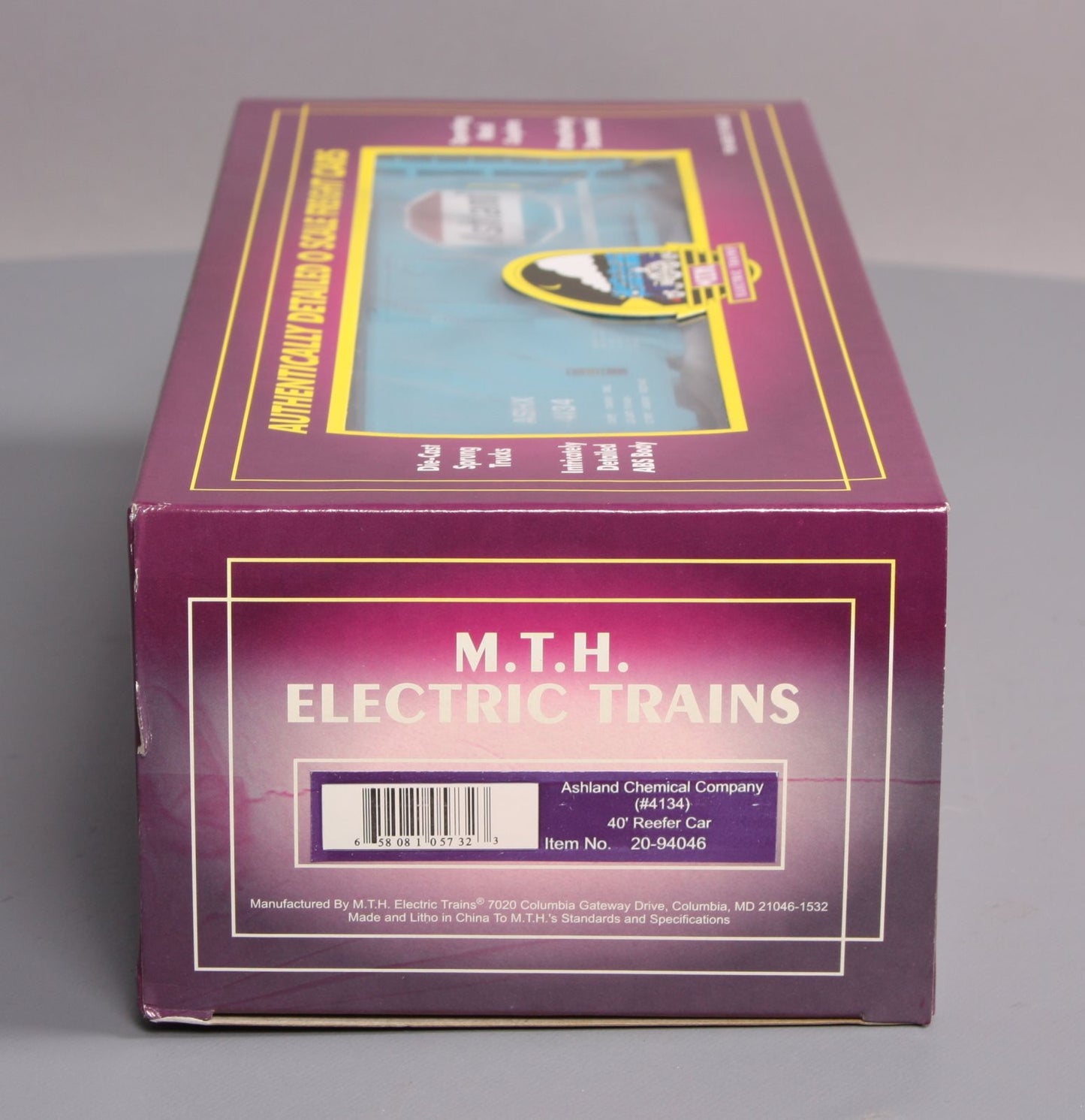 MTH 20-94046 O Ashland Chemical Company Reefer Car #4134 EX/Box
