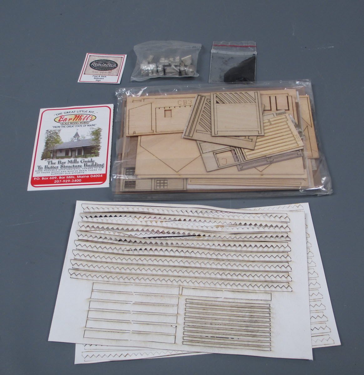 Bar Mills 1 HO Scale Schmidtchens Rifles & Firearms Craftsman Building Kit