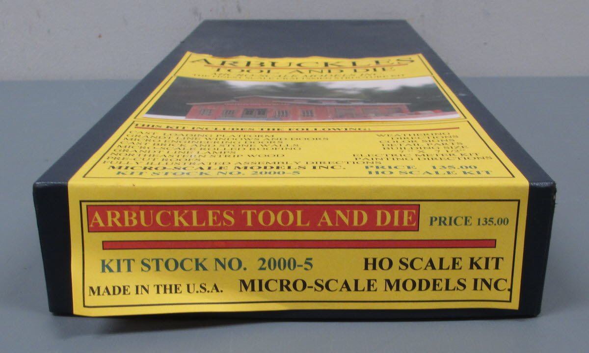 Micro-Scale Models 2000-5 HO Scale Arbuckles Tool & Die Model Building Kit