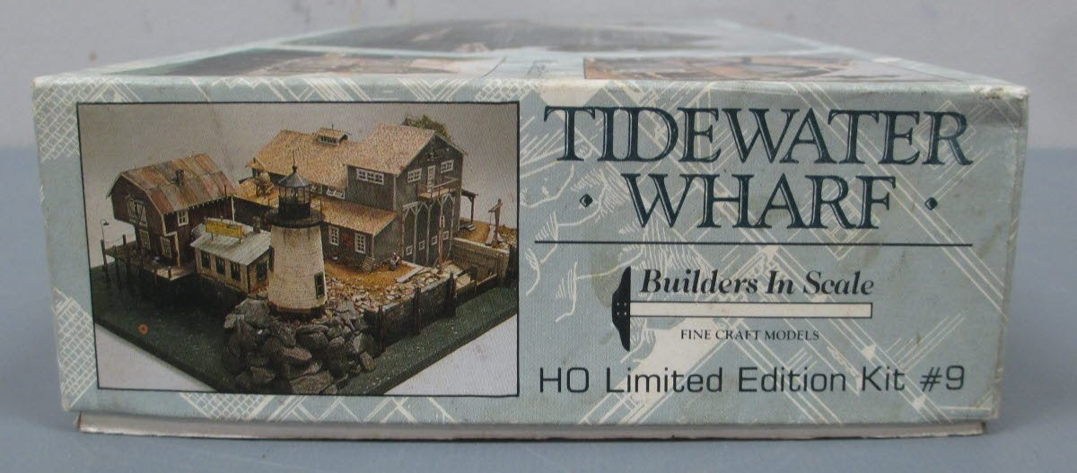 Builders-in-Scale 9 HO Scale Tidewater Wharf Limited Edition Building Kit LN/Box