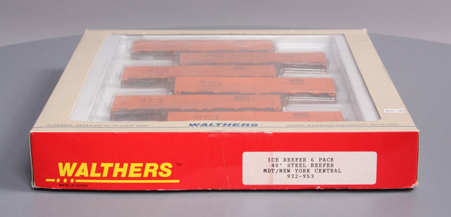 Walthers 932-953 HO Scale MDT/NYC 40' Steel Reefer 6-Pack