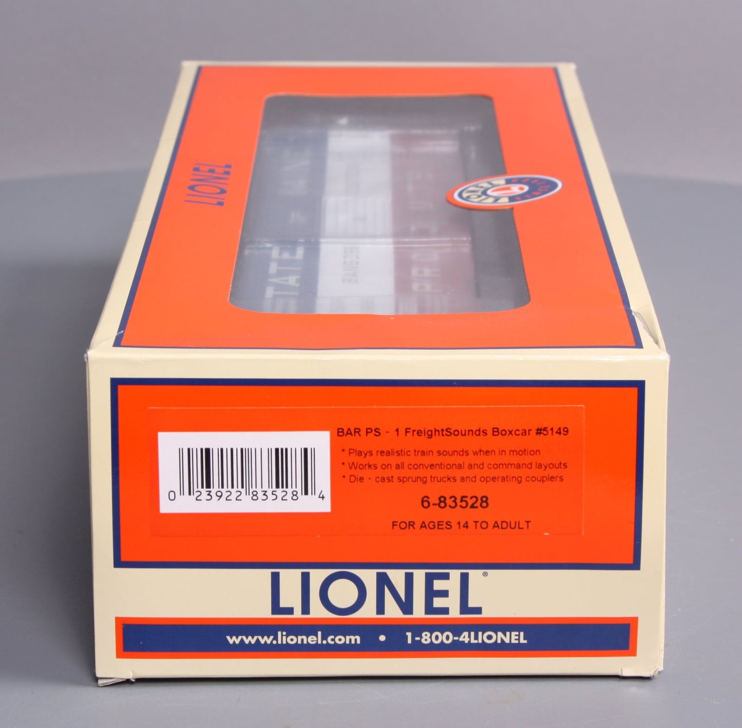 Lionel 6-83528 O Gauge Bangor & Aroostook State of Maine PS-1 Sound Boxcar #5149 EX/Box