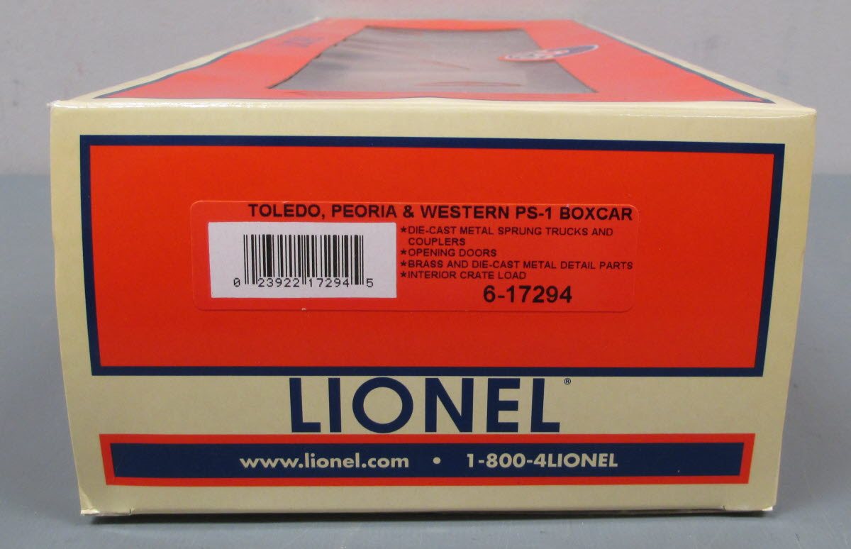 Lionel 6-17294 O Gauge Toledo, Peoria, & Western PS-1 Box Car #5036 LN/Box