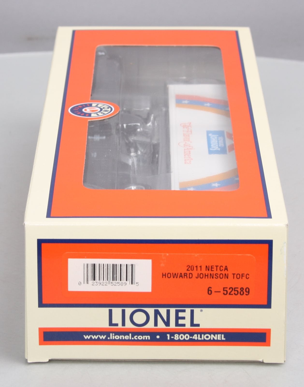 Lionel 6-52589 O Gauge 2011 NETCA Howard Johnson TOFC LN/Box