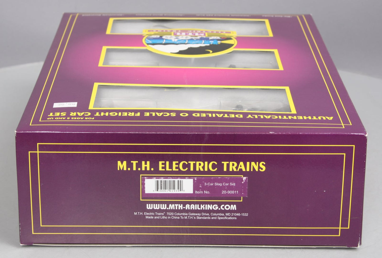 MTH 20-90011 O Gauge Undecorated Premier Slag Car Set NIB