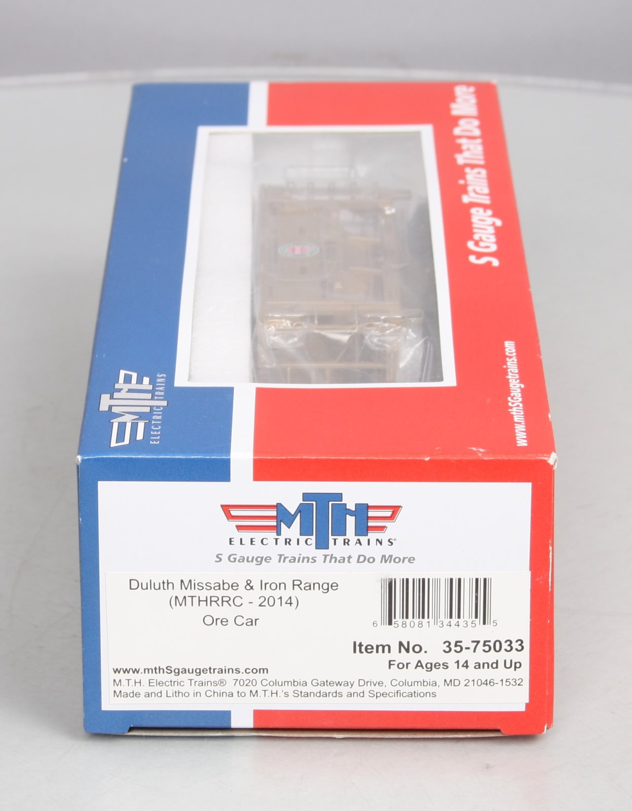 MTH 35-75033 S Gauge DM&IR Ore Car LN/Box
