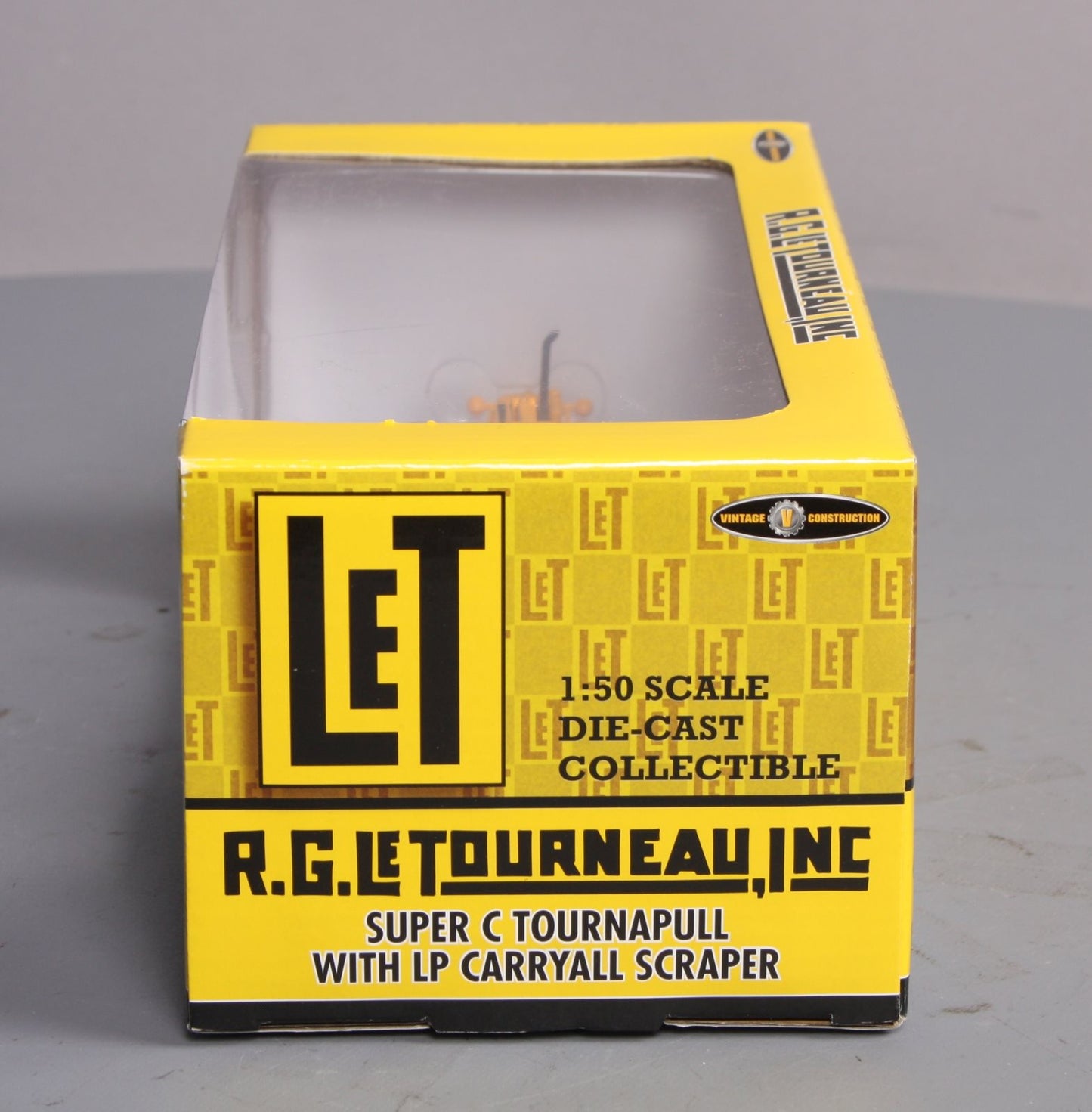 SpecCast Con015 1:50 Super C Tournapull with LP Carryall Scraper NIB