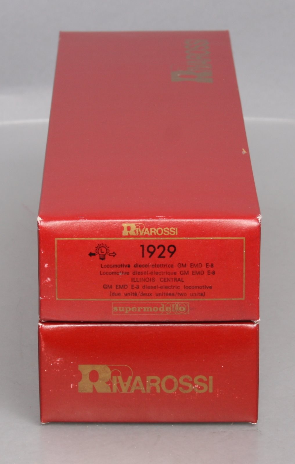 Rivarossi 1929 HO Illinois Central EMD E-8 AA Diesel Locomotive Set LN/Box