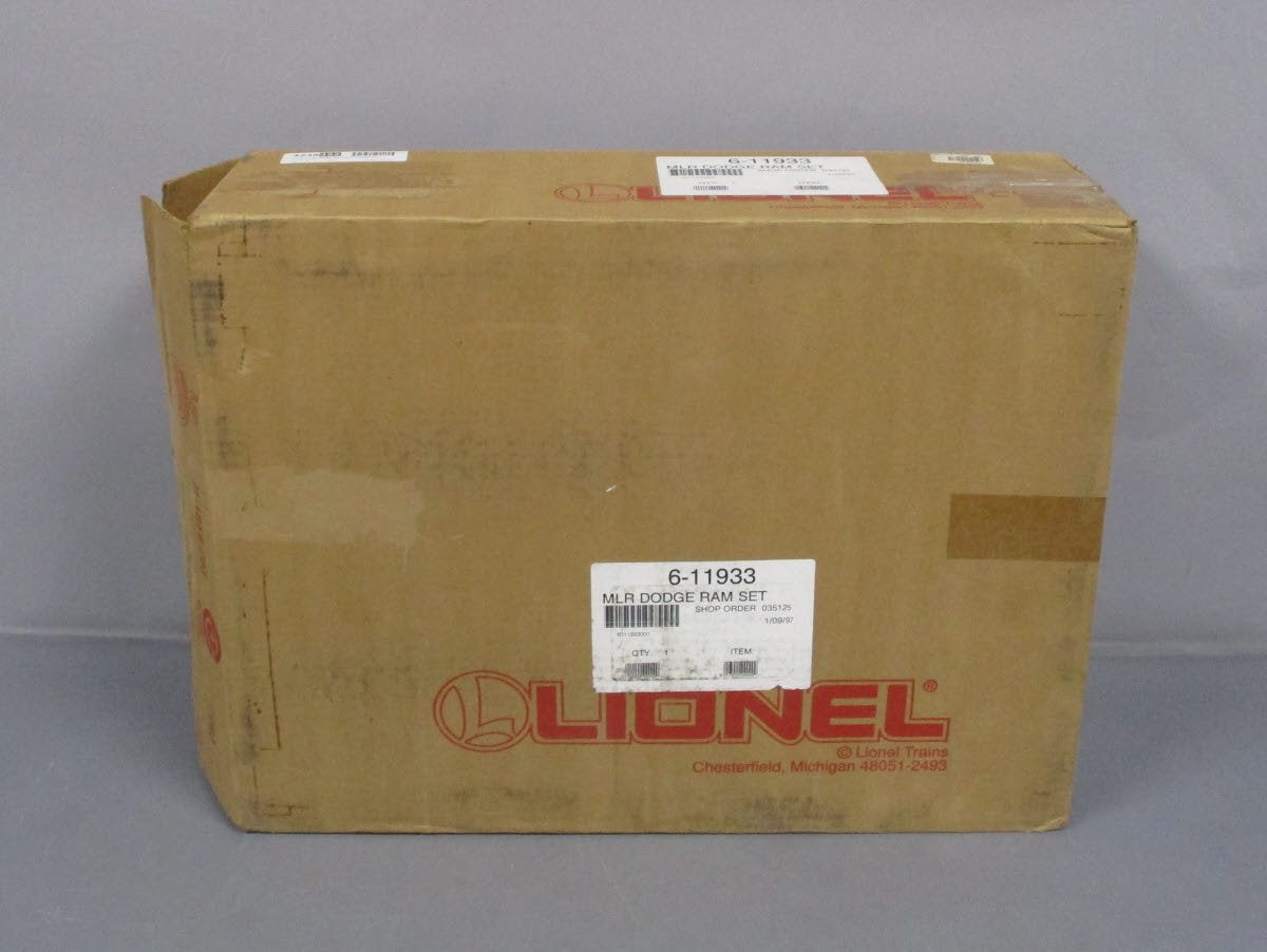 Lionel 6-11933 O Gauge Dodge Motorsports Diesel Freight Train Set LN/Box