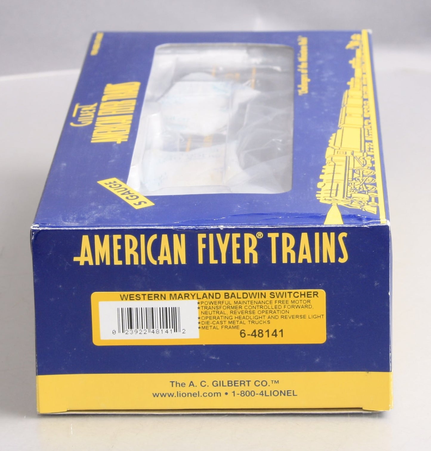 American Flyer 6-48141 S Scale Western Maryland Baldwin Switcher MT/Box