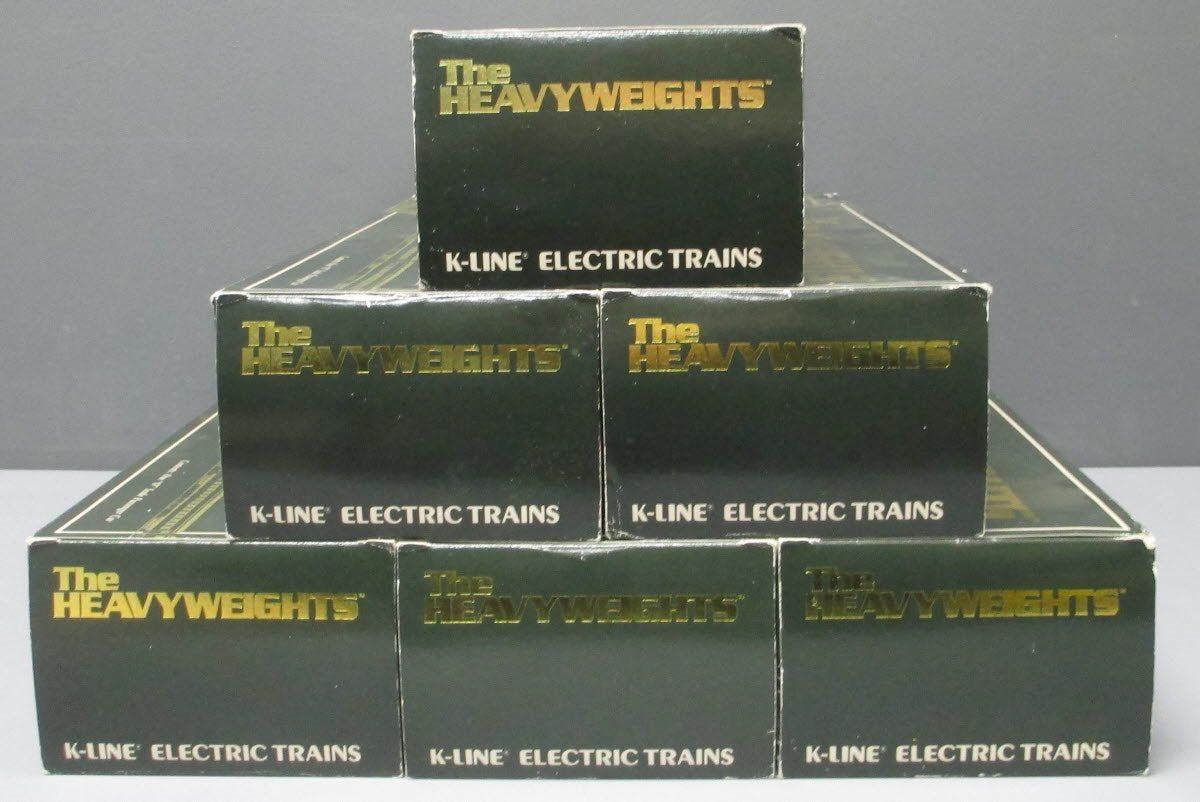 K-Line K44891 O Texas & Pacific 18" Heavyweight Passenger Cars (Set of 6) EX/Box