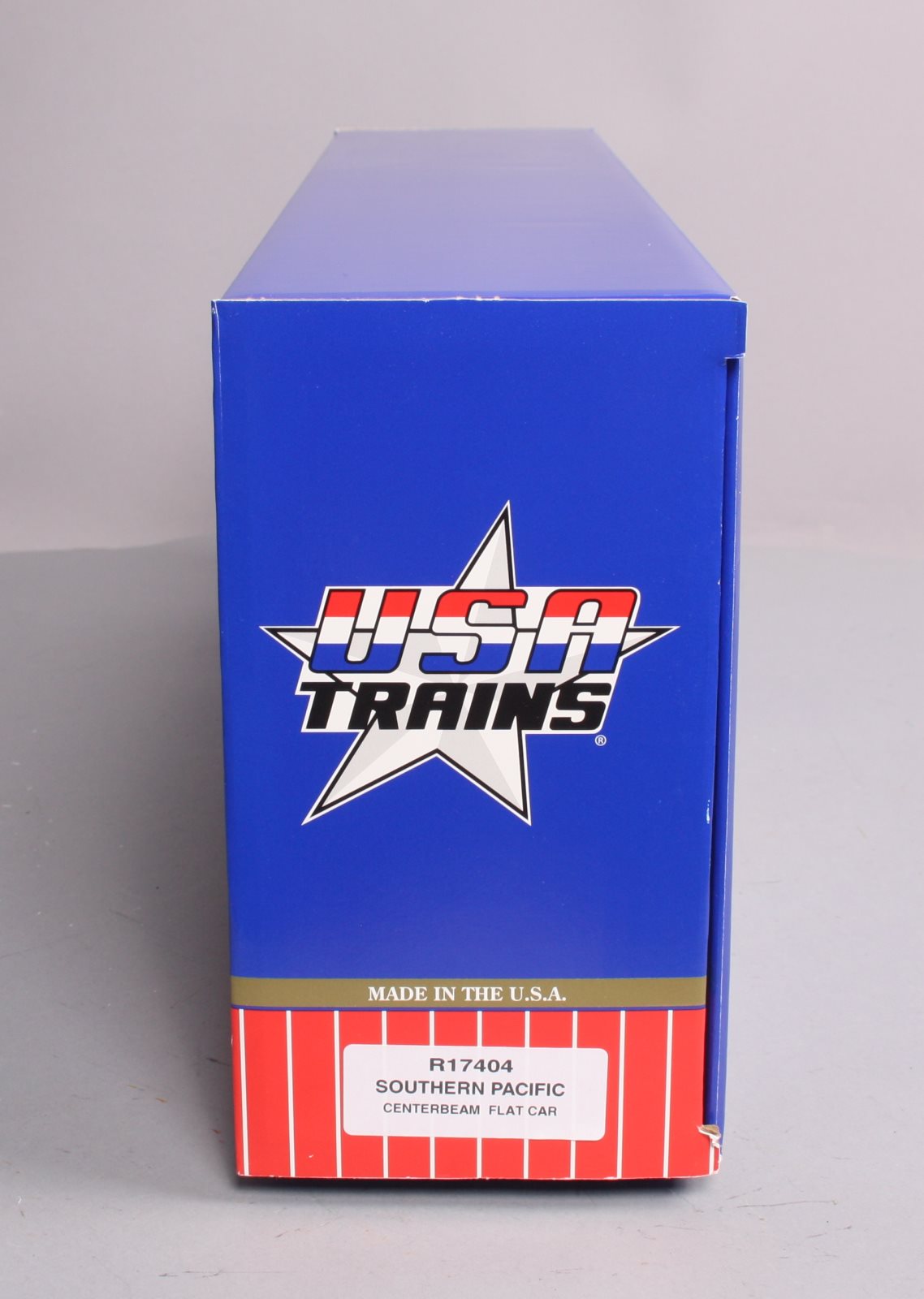 USA Trains R17404 USA Trains 17404 Southern Pacific Centerbeam Flatcar Red