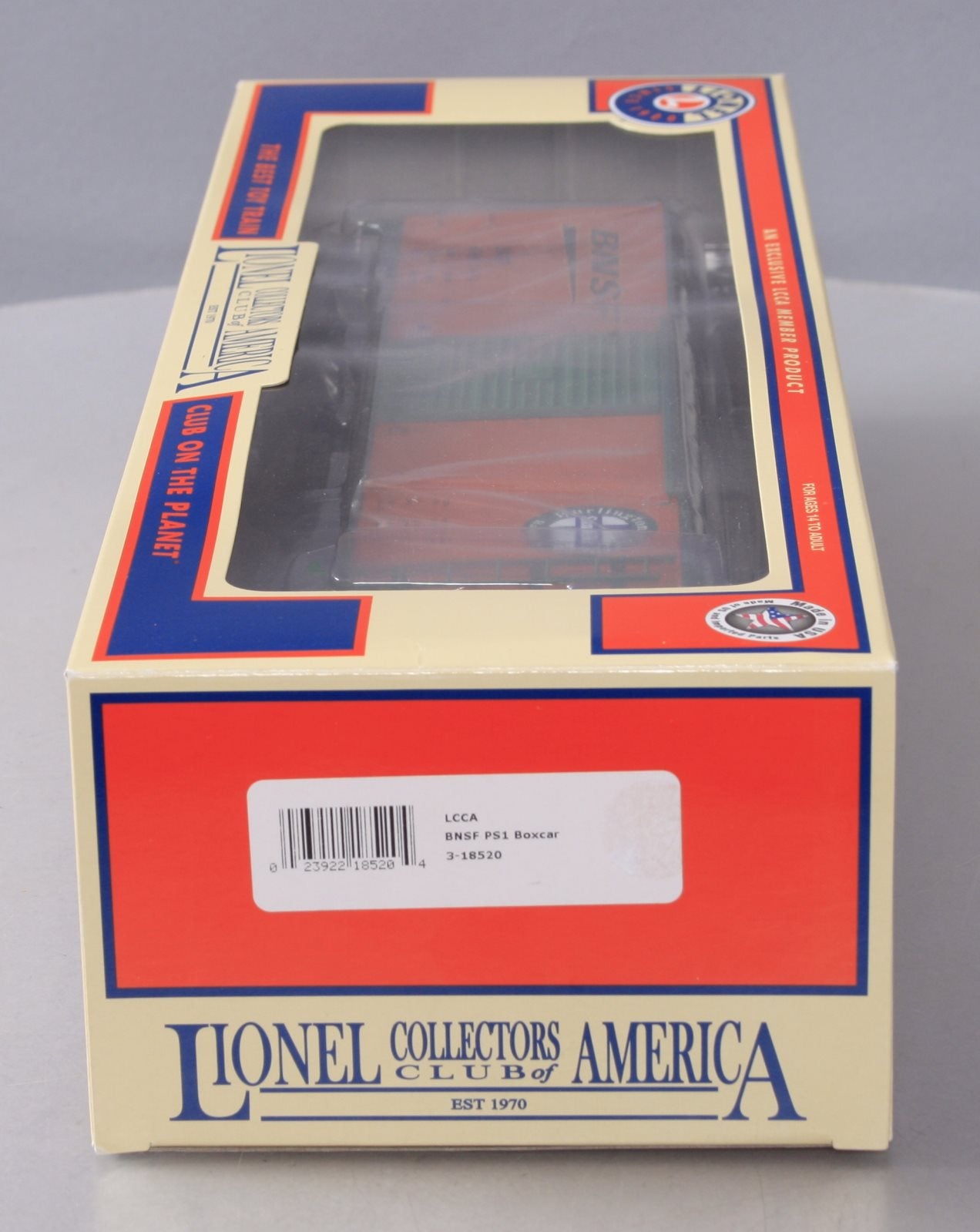Lionel 3-18520 LionScale LCCA BNSF PS1 Boxcar #496464 LN/Box