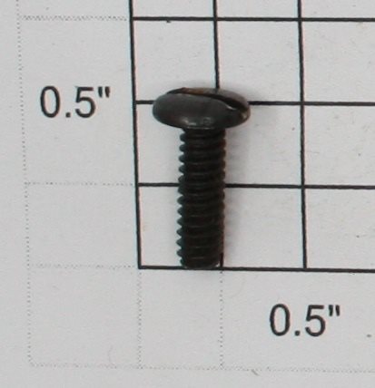 Lionel #6-32 x 7/16" Black Slotted Binding Head Machine Screw