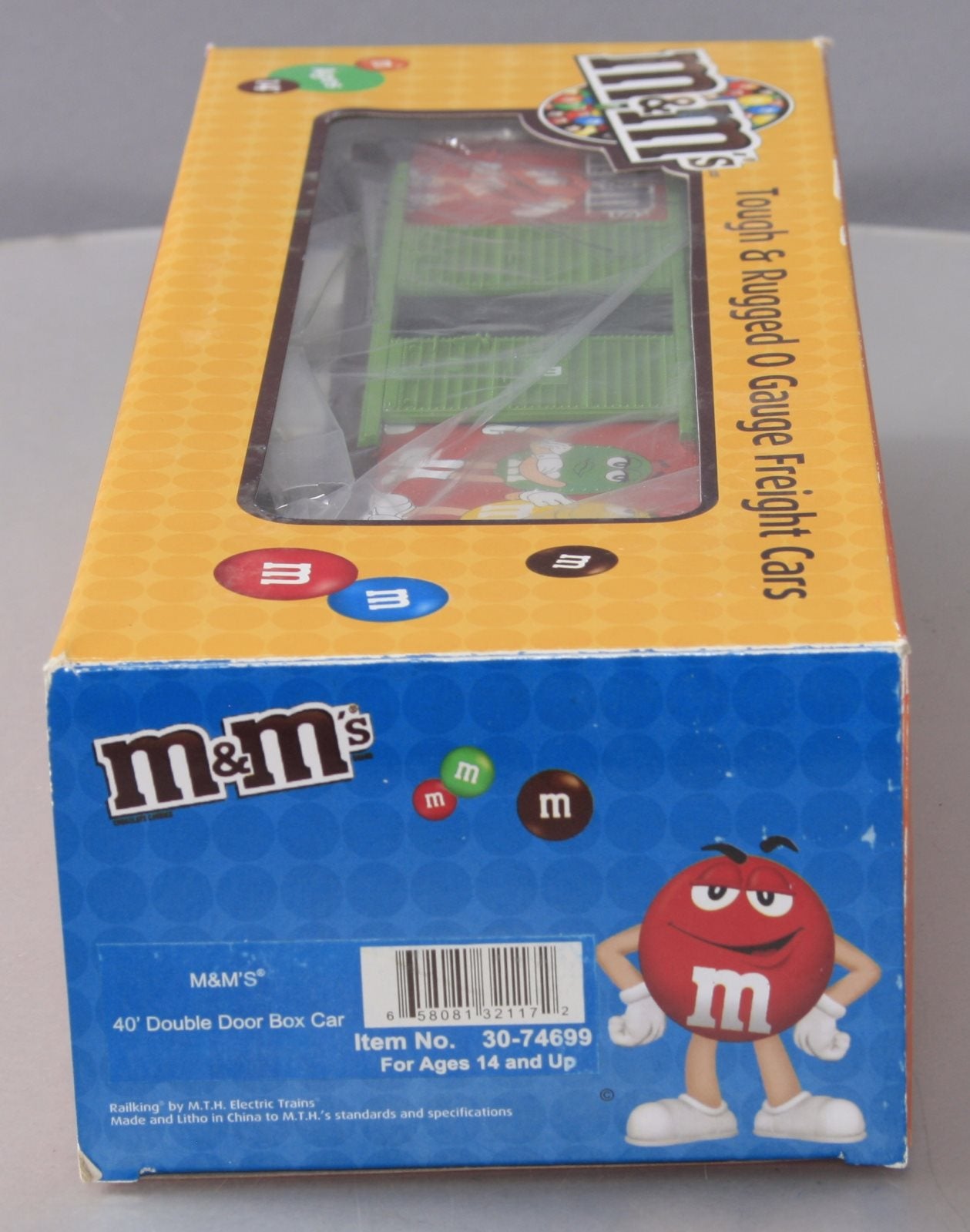 MTH 30-74699 O M&Ms 40' Double Door Boxcar