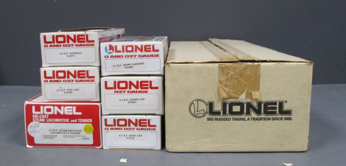 Lionel 9-1632 O Gauge Santa Fe Work Train Steam Train Set LN/Box