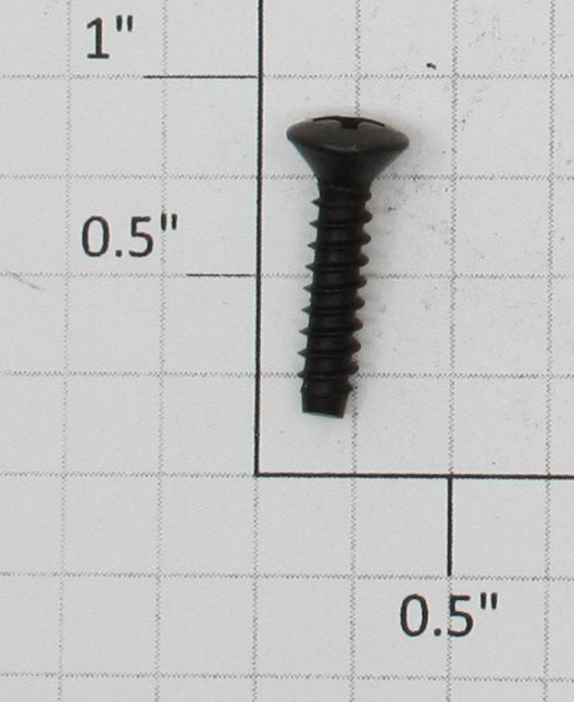 Lionel 1033-62 #6 x 5/8" Black Phillips Oval Self Tapping Screw