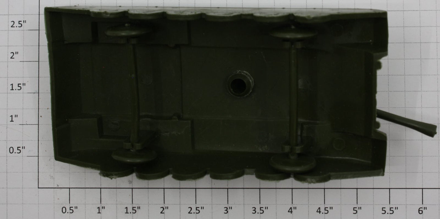 Lionel 6401-1DG Payton Plastics Cheap Dark Green Army Tank Load