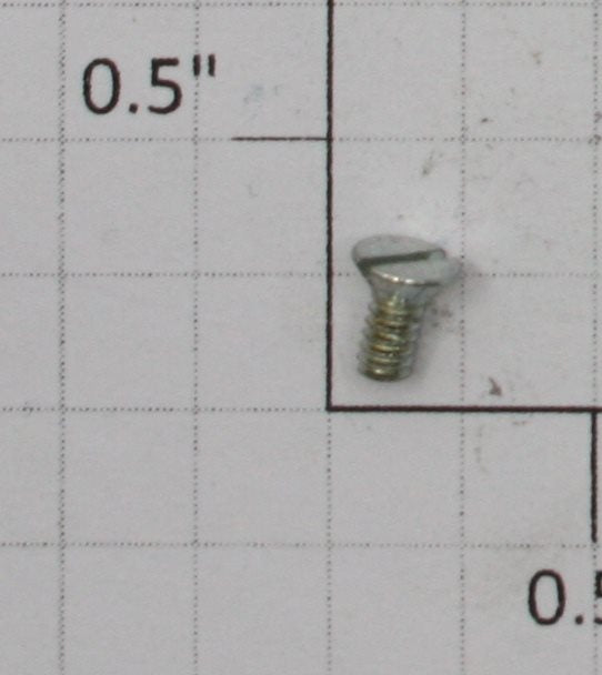 Lionel #4-40 x 1/4" Nickel Slotted Flat Head Screw