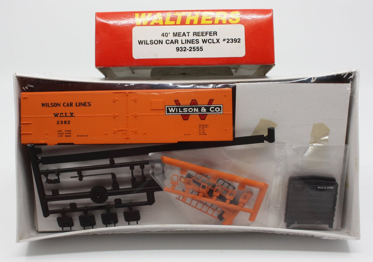 Walthers 932-2555 HO Wilson Car Lines WCLX 40' Meat Reefer #2392 Kit NIB