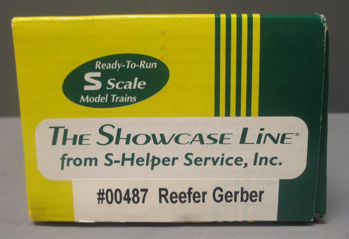 S-Helper 00487 S Scale Gerber Refrigerated Boxcar #1003 LN/Box