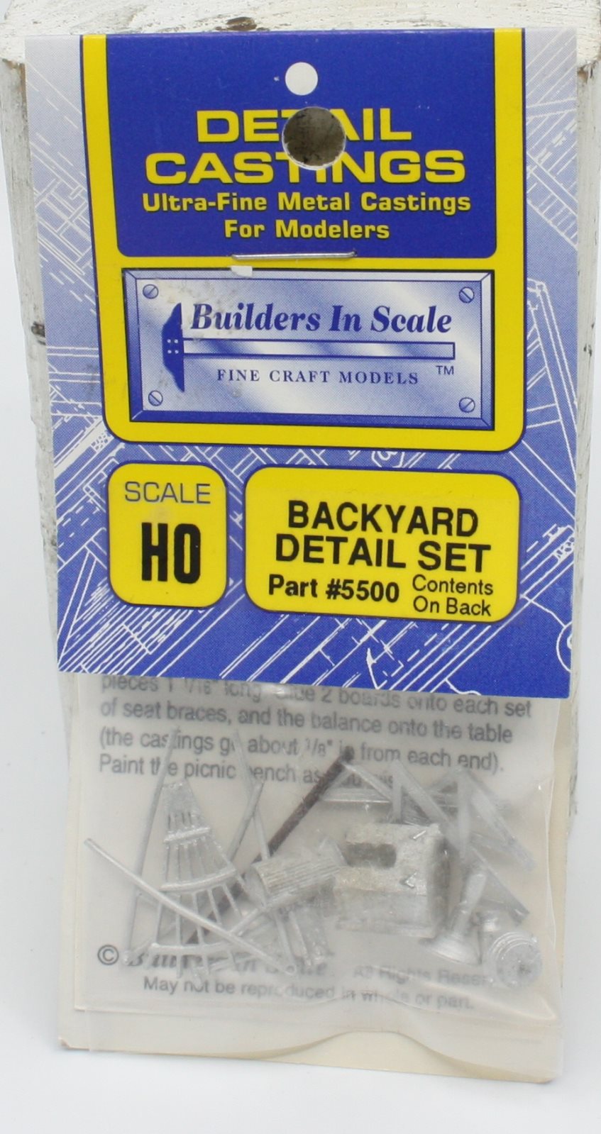 Detail Castings 5500 HO Backyard Detail Set