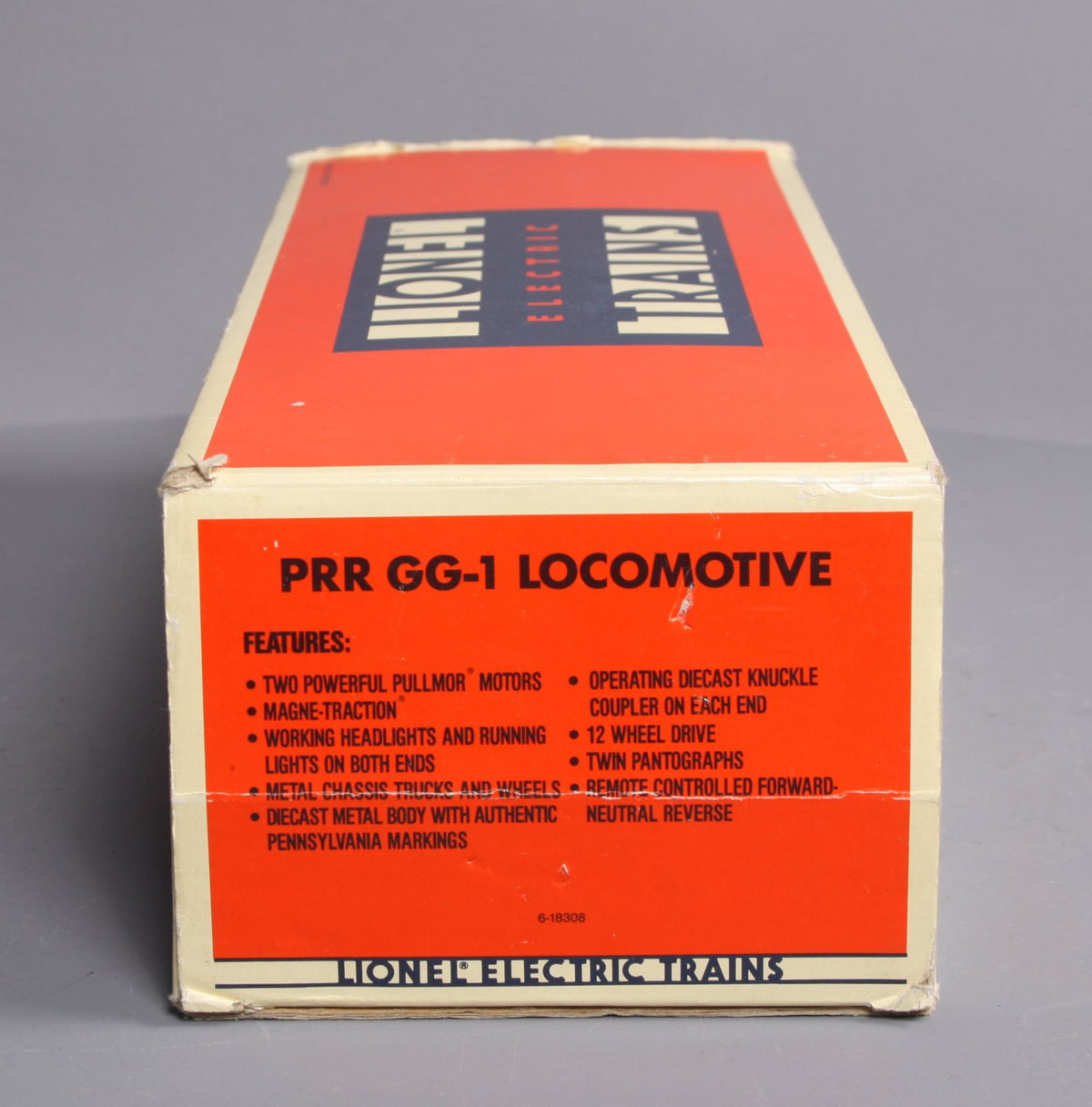 Lionel 6-18308 O Gauge Pennsylvania Silver GG-1 Electric Locomotive #4866 LN/Box