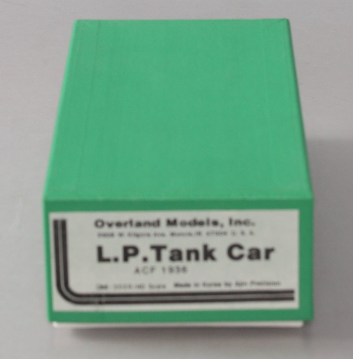 Overland 3028 HO BRASS L.P. Tank Car - Unpainted LN/Box