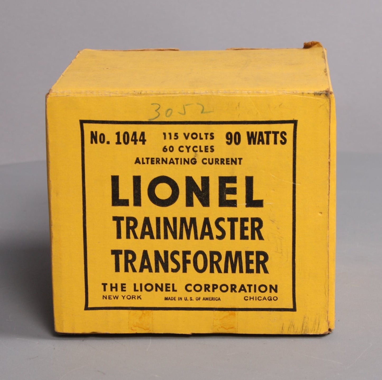 Lionel 1044 Vintage O 90 Watt Transformer w/Whistle Control